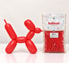 Pastel Red Sosis Balon (5 Adet)