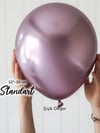 Pembe Altın Krom Balon (5 Adet)