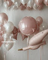 PEMBE FİYONK FOLYO BALON KONSEPT