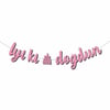 Pembe İyi Ki Doğdun Yazılı Banner
