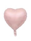 Pembe Saten Kalp Folyo Balon