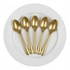 Plastik Gold Kaşık (25 Adet)