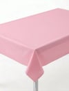 Plastik Pembe Masa Örtüsü