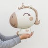 Retro Karamel Unicorn Kafa Folyo Balon