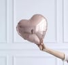 Rose Gold Kalp Folyo Balon