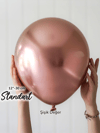 Rose Gold Krom Balon (5 Adet)