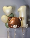 SEVİMLİ AYI KALP FOLYO BALON KONSEPT