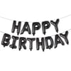 Siyah Happy Birthday Yazılı Folyo Balon