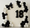 SİYAH İNCİ ZİNCİR BALON KONSEPT