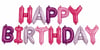 Unicorn Renkli Happy Birthday Set
