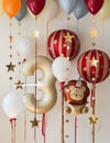 YILDIZLI SİRK PARTİ BALON KONSEPT