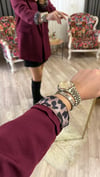 Bordo Blazer Ceket