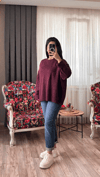 Bordo Oversize Kazak
