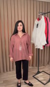 Premium Tarçın Oversize Gömlek