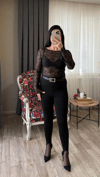Siyah Dantel Badi 