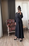 Siyah Fermuarlı Elbise