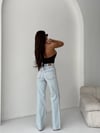 %100 Pamuk Pantolon: Yüksek Bel, Rahat Kesim Vintage Stil