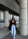 Dikiş Vurgulu Açık Yıkama Jean
