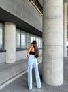 Dikiş Vurgulu Açık Yıkama Jean