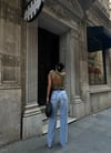 HerTon Kadın Yüksek Bel Wide Leg Jean - %100 Pamuk Bol Paça Jean Pantolon