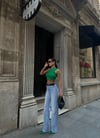 HerTon Kadın Yüksek Bel Wide Leg Jean - %100 Pamuk Bol Paça Jean Pantolon