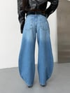 Kadın Baggy Denim Pantolon Yırtıklı Salaş Kesim Kot Pantolon