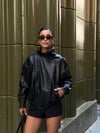 Kadın Dik Yaka Viral Sunideri Oversize Ceket