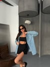 Kadın Oversize Denim Gömlek
