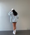 Kadın Oversize Denim Gömlek Ceket