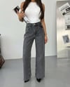 Kadın Wide Leg Jean - %100 Pamuk Bohem Tarz Bol Paça Pantolon