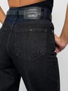 Kadın Yüksek Bel Katmanlı Bel Detaylı Wide Leg Kot Pantolon