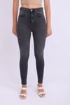 Kadın Yüksek Bel Skinny Denim Jean Pantolon