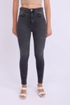 Kadın Yüksek Bel Skinny Denim Jean Pantolon