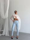 Kadın Yüksek Bel Skinny Jean Pantolon