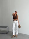 Kadın Yüksek Bel Slouchy Mom Jean Pantolon