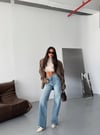 Kadın Yüksek Bel Wide Leg Jean Pantolon – Bol Paça %98 Pamuk Cotton