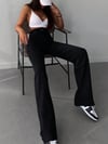 Kadın Yüksek Bel Wide Leg Jean Pantolon Düz Bol Paça Kot Pantolon