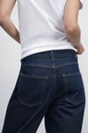 Kadın Yüksek Bel Wide Leg Jean Pantolon Bol Paça Jean Pantolon