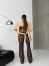 Kadın Yüksek Bel Wide Leg Jean Pantolon %100 Pamuk