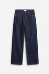 Kadın Yüksek Bel Wide Leg Jean Pantolon Bol Paça Jean Pantolon