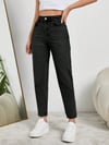 Kadın Yüksel Bel Mom Jean  Pantolon %100 cotton Esneme yok