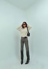 Koyu Gri Straight Fit Denim Pantolon