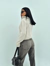 Koyu Gri Straight Fit Denim Pantolon