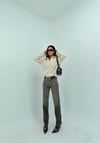 Koyu Gri Straight Fit Denim Pantolon