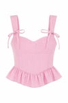 Pembe Pötikareli Büstiyer