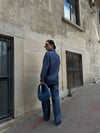 üksek Bel Rahat Kesim Gömlek Pantolon Kombin Takım