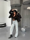 Yüksek Bel Wide-Leg Jean