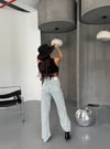 Yüksek Bel Wide-Leg Jean