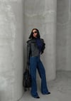 Yüksek Bel Wide Leg Jean Pantolon – %98 Pamuk Elastan, Bol Paça, Rahat Kalıp, Günlük & Şık Kadın Denim Pantolon