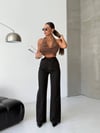 Yüksek Bel Wide Leg Jean Pantolon – Düz Kesim, Zamansız Denim